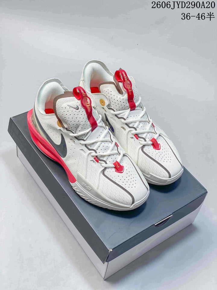 Nike Air Zoom GT Cut Basketball Shoes White Red