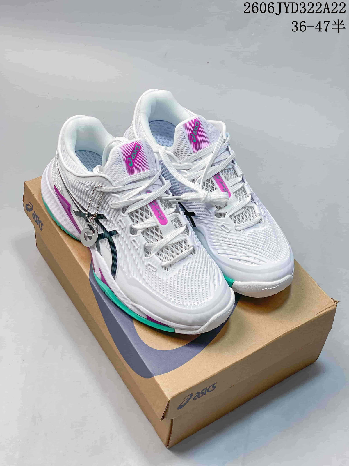 ASICS Resolution Speed FF 4 Tennis Shoes White