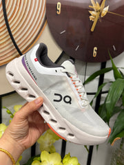 On Cloudsurfer Running Shoes White Orange