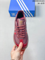 Adidas Samba OG Low-Top Sneakers, Burgundy and Red