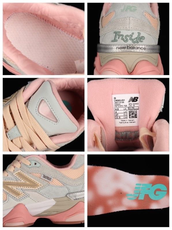 New Balance U9060JG1 Sneakers in Sage and Pink