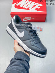 Nike Big Low Low-Top Sneakers, Dark Gray/White, 355152