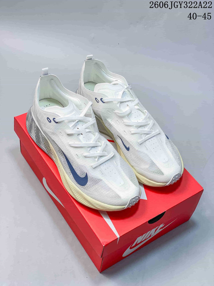 Nike Ava X Low-Top Running Shoes White and Blue