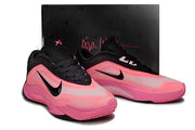 Nike A'ja Wilson 1 Basketball Shoes Black Pink and White Silver