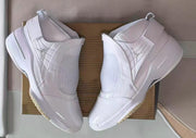 Jordan 19 White High-Top Basketball Sneakers