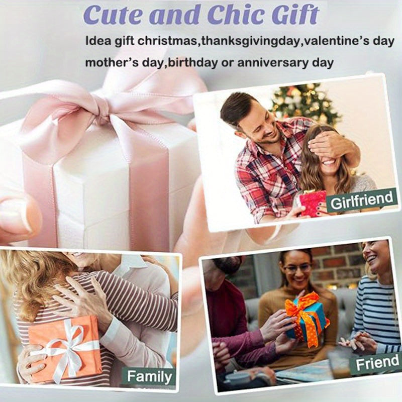 1pc Round Flip Makeup Mirror, Chic and Durable Decorative plate with circular motifs Stylish Makeup Mirror, Lightweight for Gifting, Metallic Shine