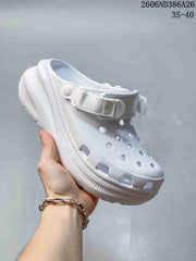 Crocs Puffed Clog Sandals with Adjustable Heel Strap
