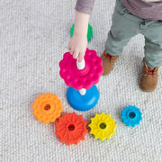 Spin & Stack Rainbow Tower Toy