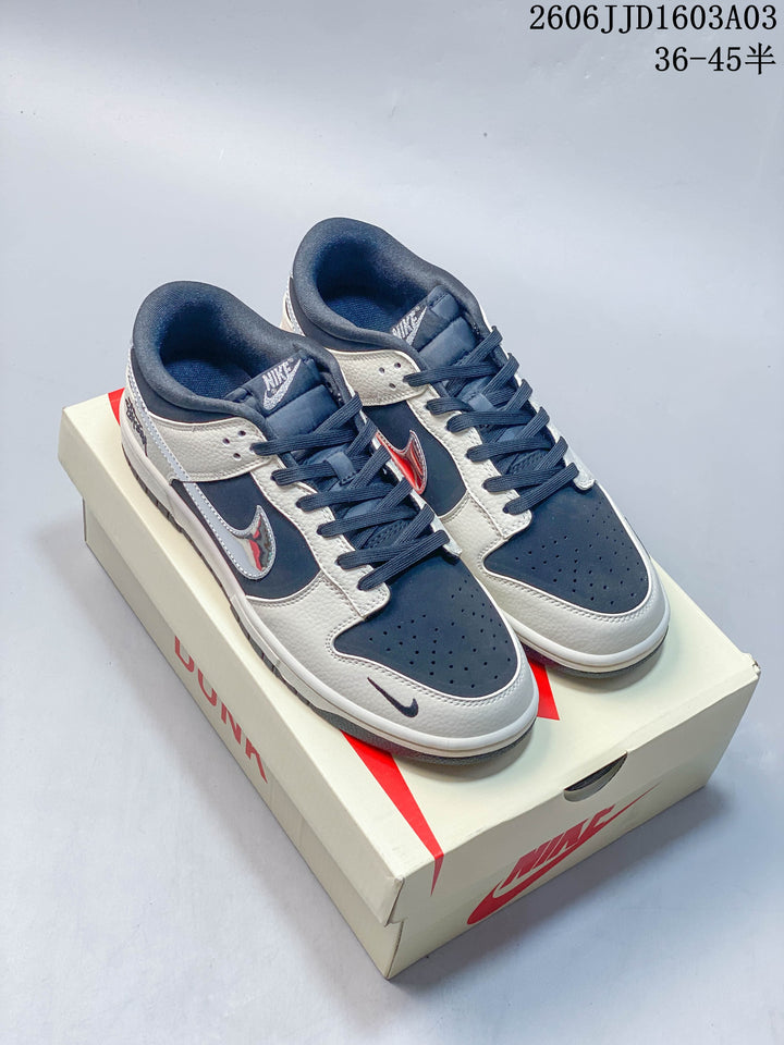 Nike SB Dunk Low “Violent Bear” Navy and Gray Sneakers