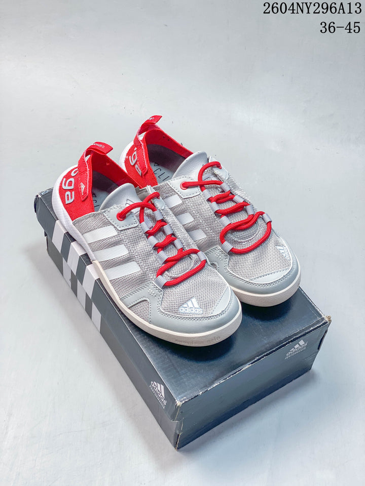 adidas TERREX DAROGA TWO 13 H.RDY Water Shoes, Gray and Red