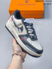 Nike Air Force 1 Low Louis Vuitton-Style Sneakers