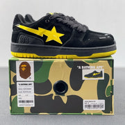 A Bathing Ape SK8 Sta Sneakers Black Yellow