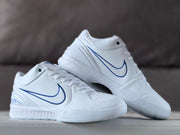 Nike Kobe 4 Basketball Shoes White and Blue