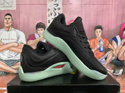 Jordan Basketball Sneakers Black with Mint Green Sole