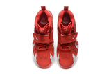 Nike Air More Uptempo Red and White Sneakers