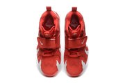 Nike Air More Uptempo Red and White Sneakers
