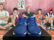 Nike Zoom Basketball Sneakers Blue Dodgers Style