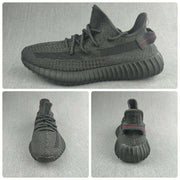 Yeezy 350 V2 Black Knit Sneakers