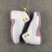 Air Jordan 12 Cherry Blossom Pink Kids Sneakers