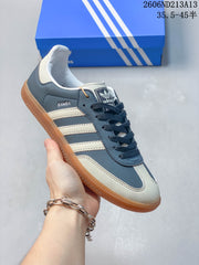 adidas Originals Samba OG Low-Top Sneakers in Blue and Cream
