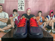 Nike Clark PE Basketball Sneakers Navy Red Yellow
