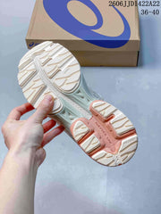 ASICS GEL-FLUX Running Sneakers, Ivory and Peach