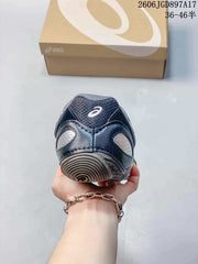 ASICS Hypersync Low-Top Sneakers in Navy and Silver