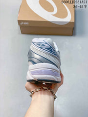 ASICS GEL-1130 Sneakers in White, Silver and Lavender