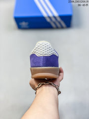 Adidas Gazelle Purple Low-Top Sneakers