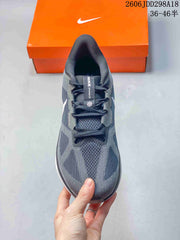 Nike Air Zoom Running Shoes, Gray and White