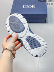 Dior B30 Countdown Low-Top Sneakers Gray Blue