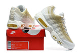 Nike Air Max 95 TT Sneakers, White and Gold