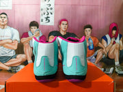 Nike Zoom Hyperdunk High-Top Basketball Shoes, Gray and Aqua