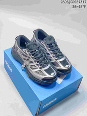 HOKA U Mafate Speed 2 Trail Running Shoes, Silver Grey