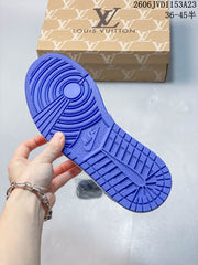 Air Jordan 1 Low Fragment x Travis Scott White Blue Sneakers