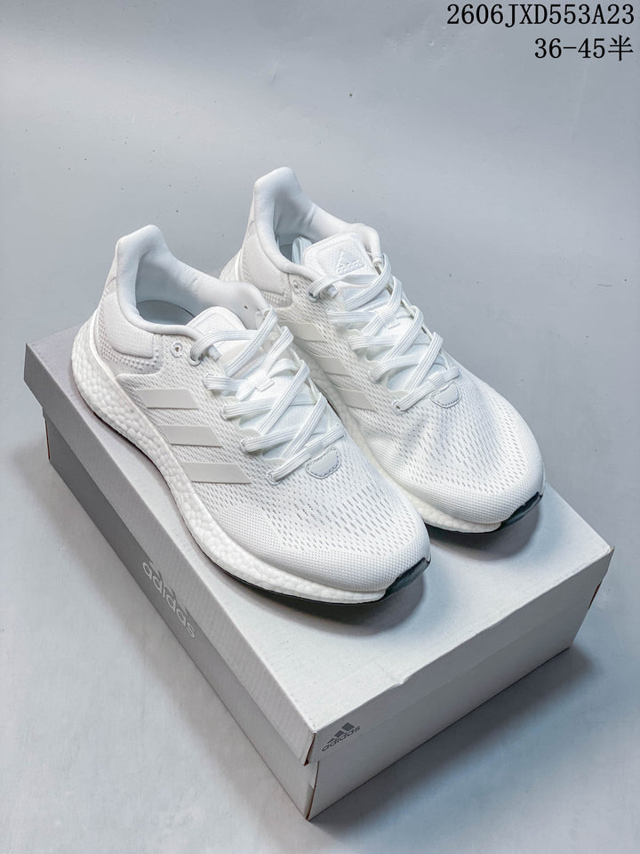 Adidas PureBoost 21 White Running Shoes