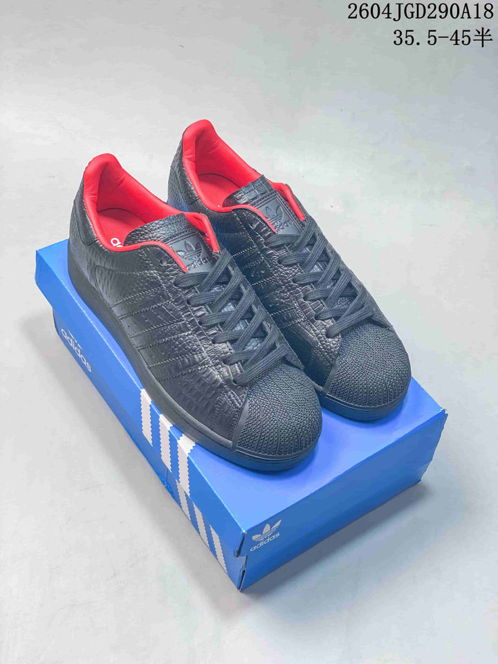 Adidas Originals Superstar 2 Black Valentine’s Day Sneakers