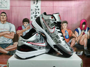 Nike Basketball Sneakers Silver Gray and Black