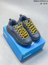 HOKA Tor Summit Low-Top Shoes in Blue and Yellow