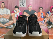 Nike Black Sneakers with Orange Accents