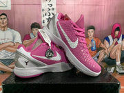 Nike Kobe Basketball Sneakers Pink and White