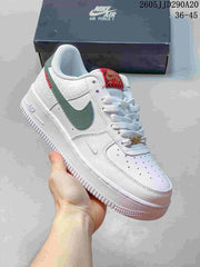 Nike Women's Air Force 1 Shadow White and Sage Green Sneakers