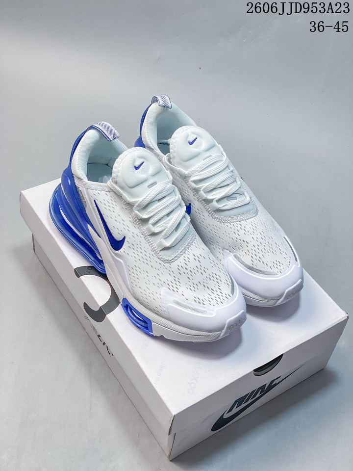 Nike Air Max 270 Sneakers White and Blue AQ9164-102