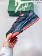 Jordan Flight Court Sneakers in Black and Red