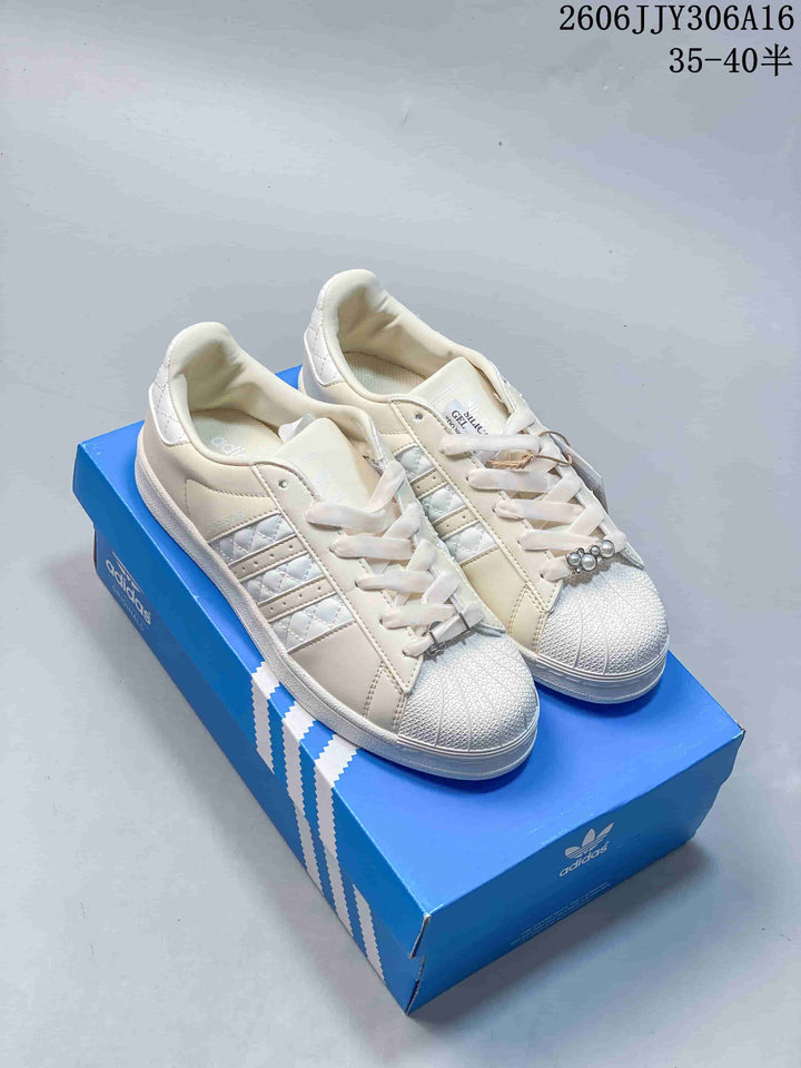 Adidas Superstar II White Low-Top Sneakers 3NYUL23260617