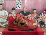 Nike Red Snake Basketball Sneakers