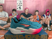 Brooks Hyperion Max Running Shoes in Teal and Pink