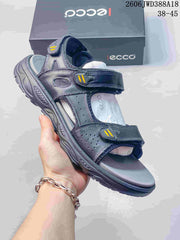 ECCO JWD388A18 Adjustable Strap Sandals in Navy and Gray