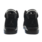 Jordan 6 Black and Silver High-Top Sneakers