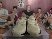 Nike Basketball Sneakers Beige Black 12AM Air Zoom